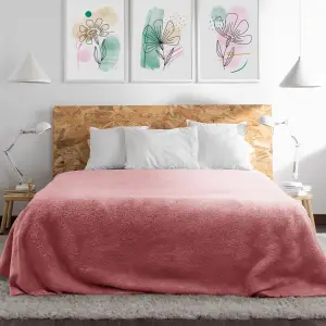 Fino Plush Blanket | Pink