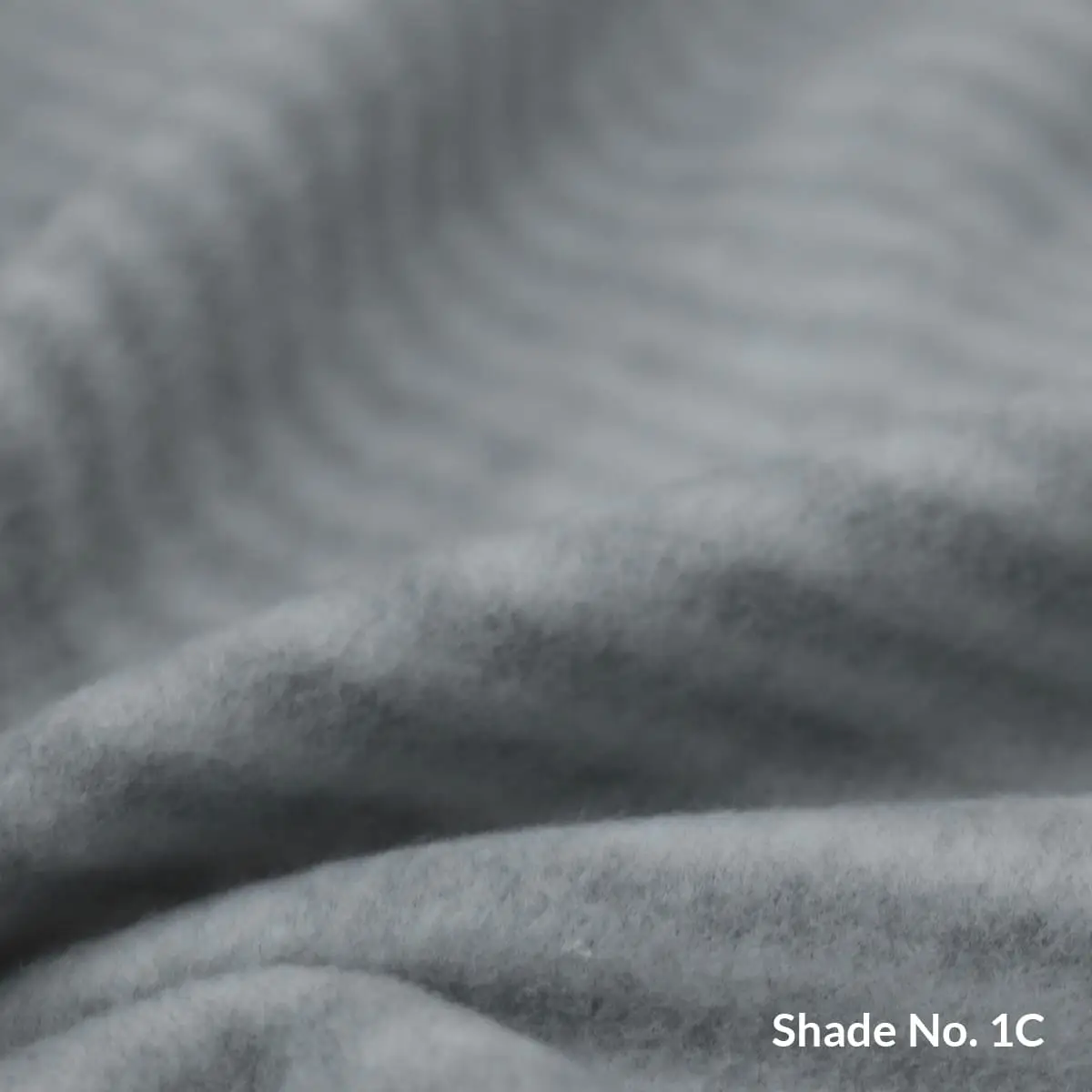 No-Dye Melange Fleece Throw | Double-Sided Brushed | Stripe I Grey Shade