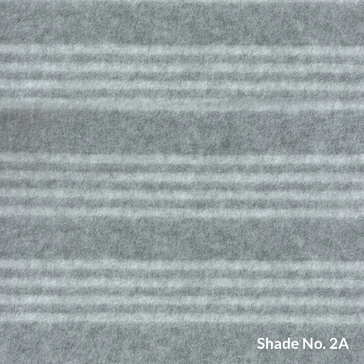 No-Dye Melange Fleece Throw | Double-Sided Brushed | Stripe II Grey Shade