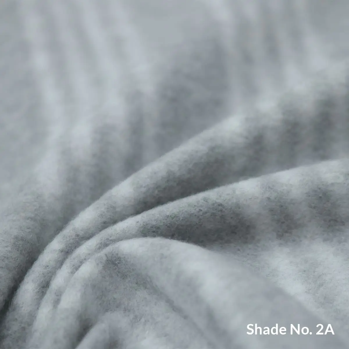 No-Dye Melange Fleece Throw | Double-Sided Brushed | Stripe II Grey Shade